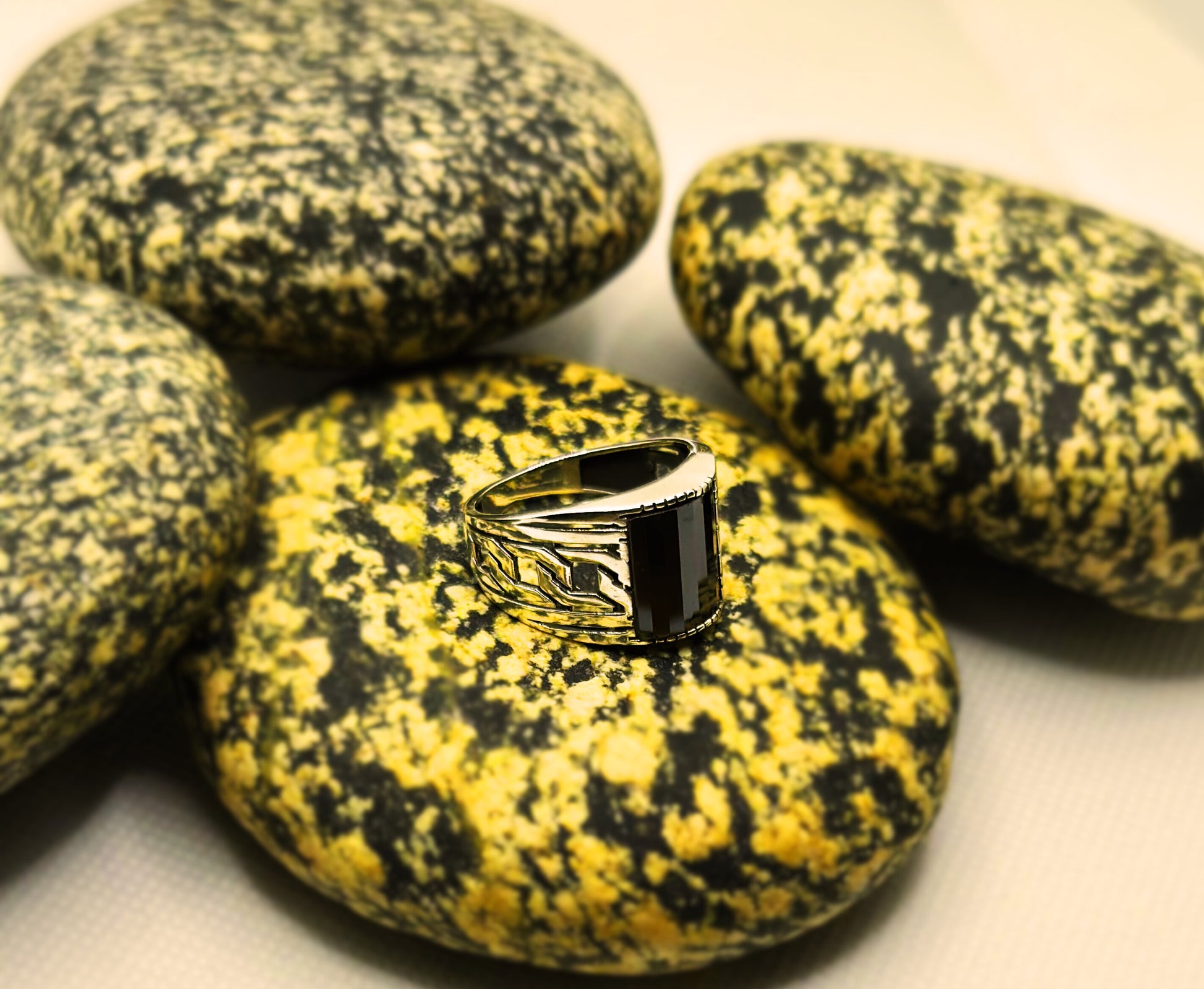 Vintage-Style Silver Ring (Pure Chandi 925)