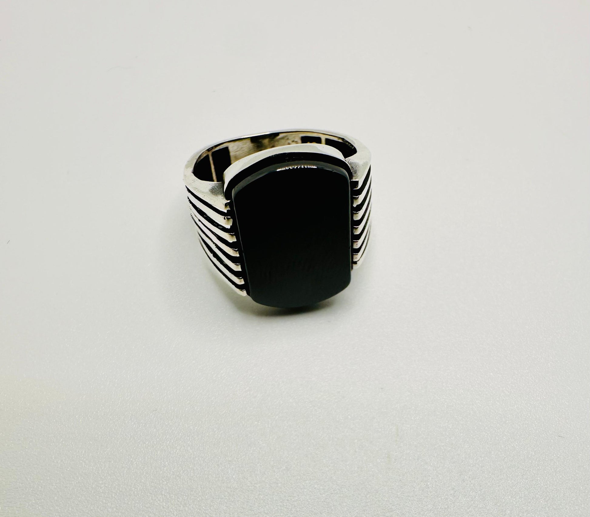 Ottoman Star & Crescent Ring (Pure Chandi 925)