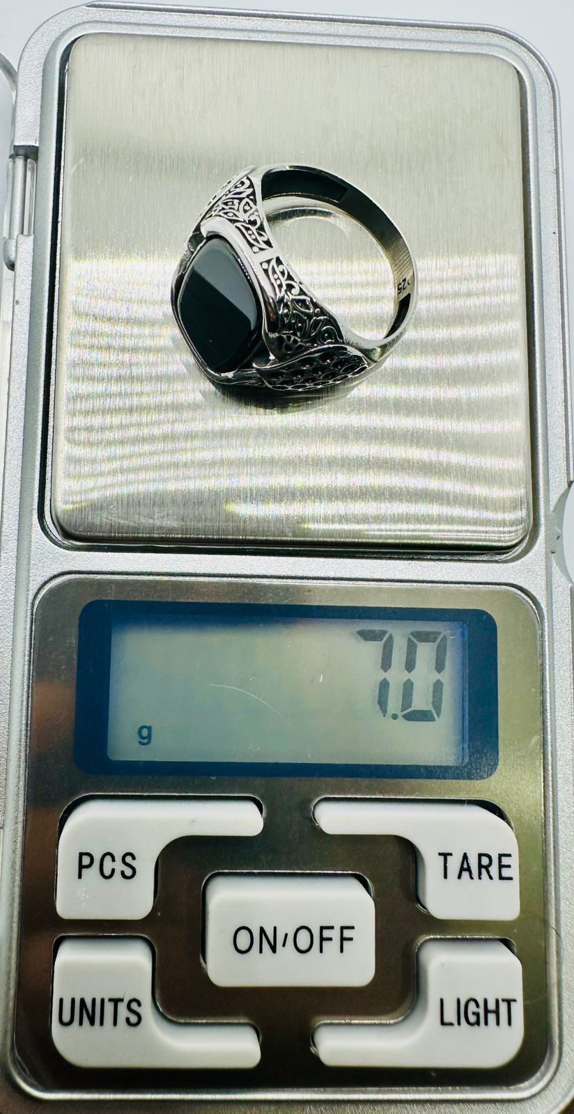 Ottoman Ruby Ring (Pure Chandi 925)