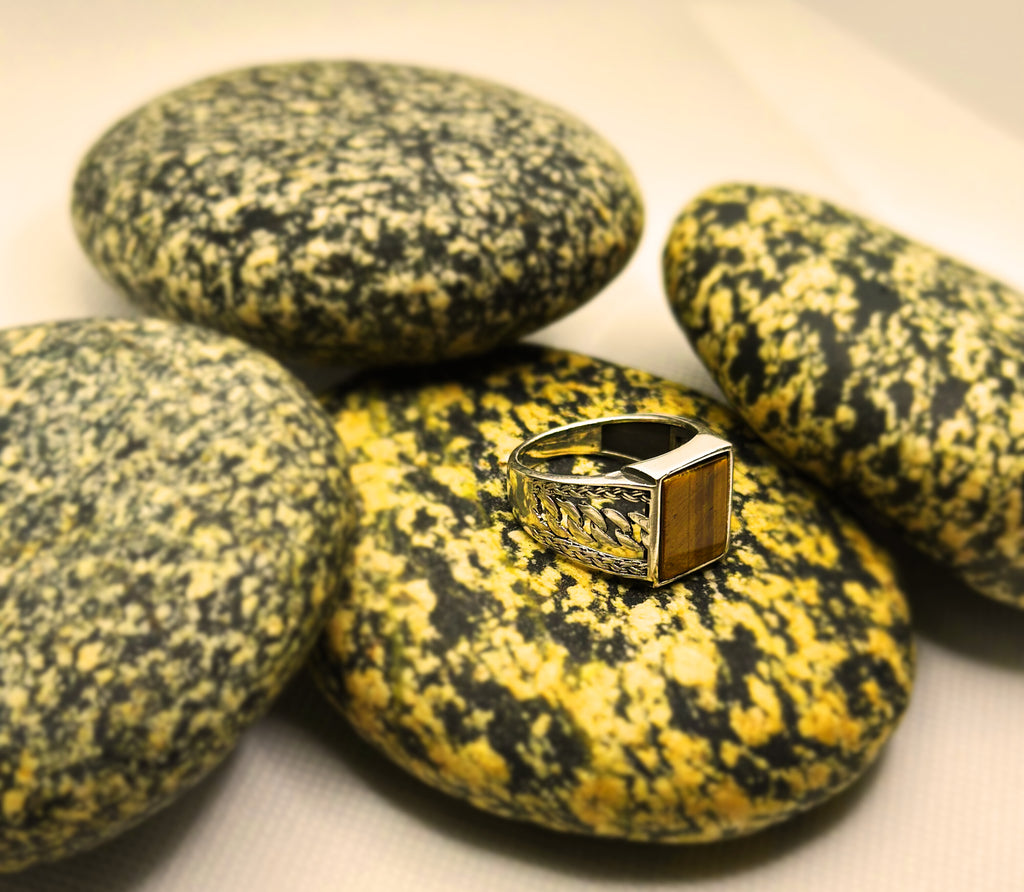 Heritage Ottoman Stone Ring (Pure Chandi 925)