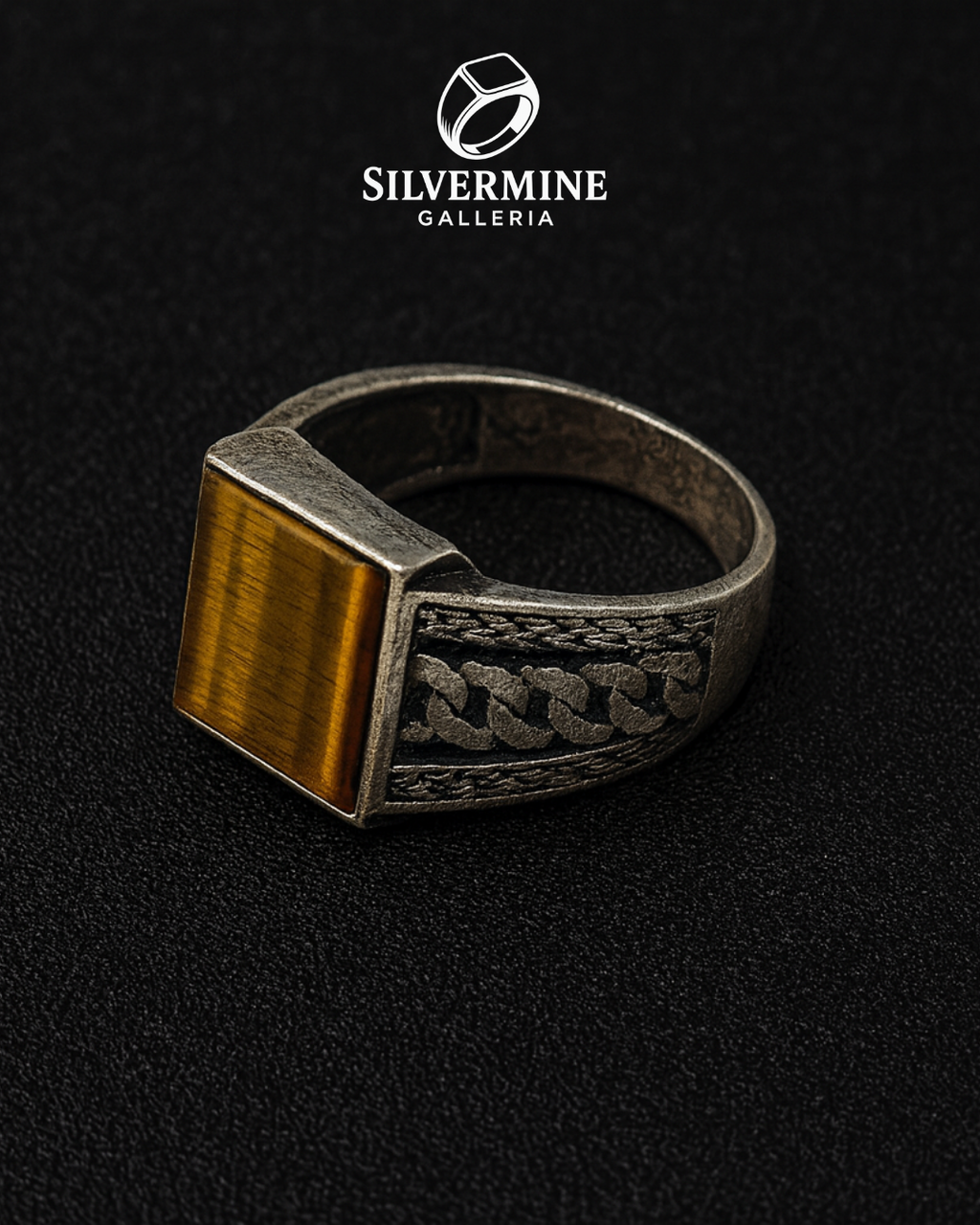 Heritage Ottoman Stone Ring (Pure Chandi 925)