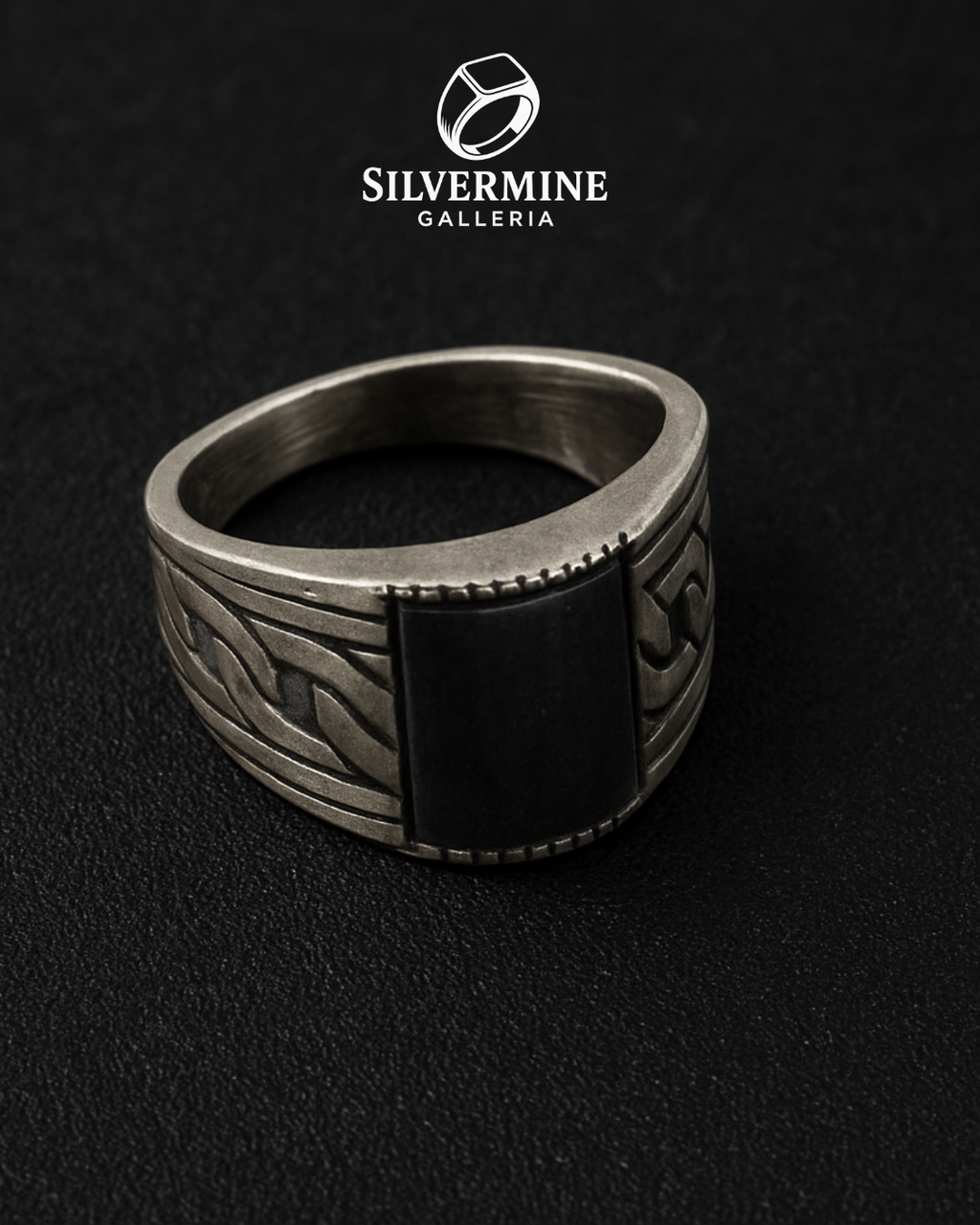 Vintage-Style Silver Ring (Pure Chandi 925)