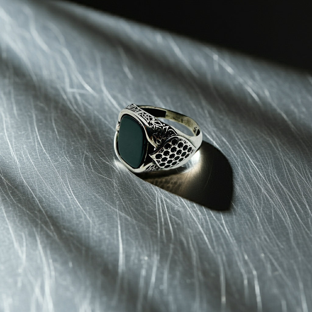 Ottoman Ruby Ring (Pure Chandi 925)