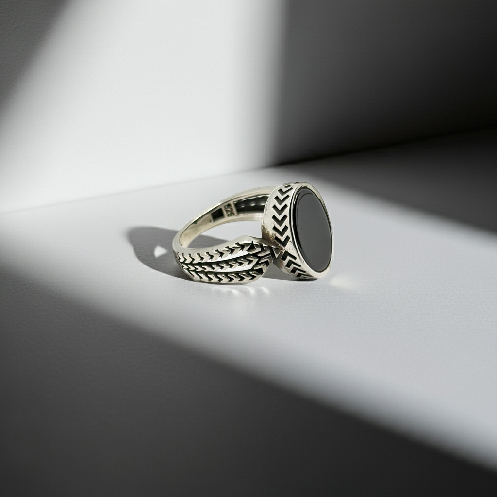 Turkish Sovereign Ring (Pure Chandi 925)