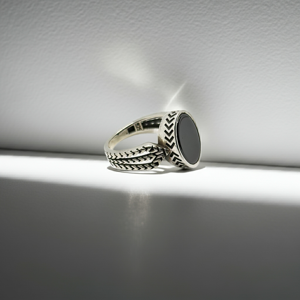 Turkish Sovereign Ring (Pure Chandi 925)