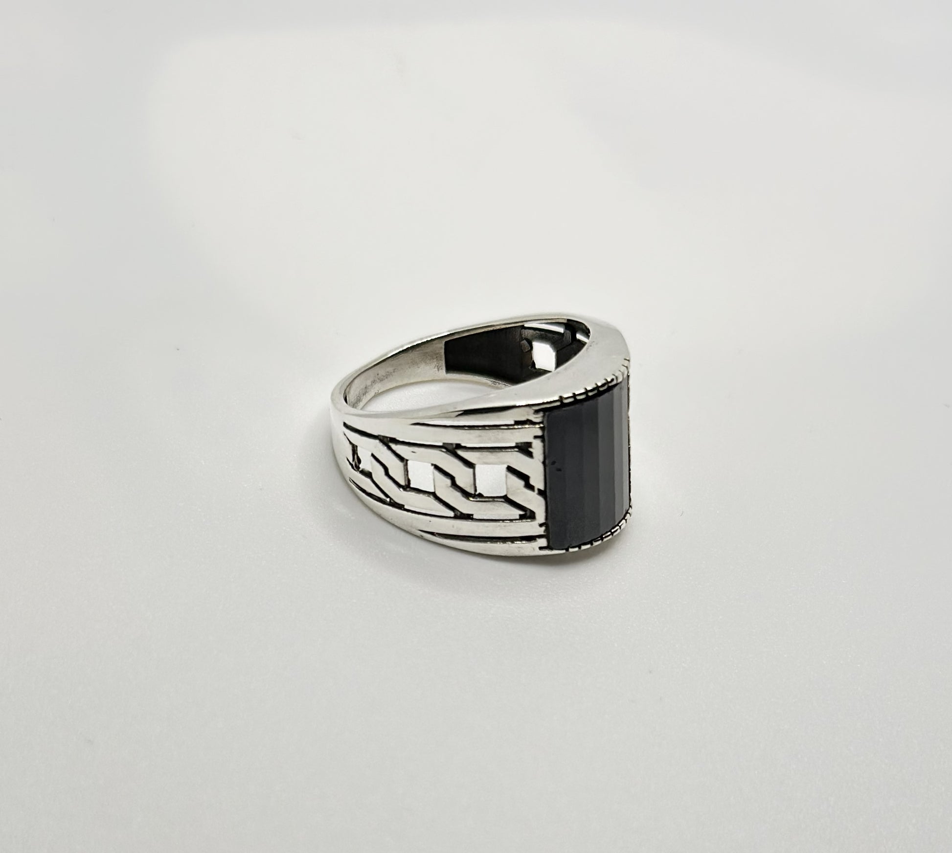Vintage-Style Silver Ring (Pure Chandi 925)
