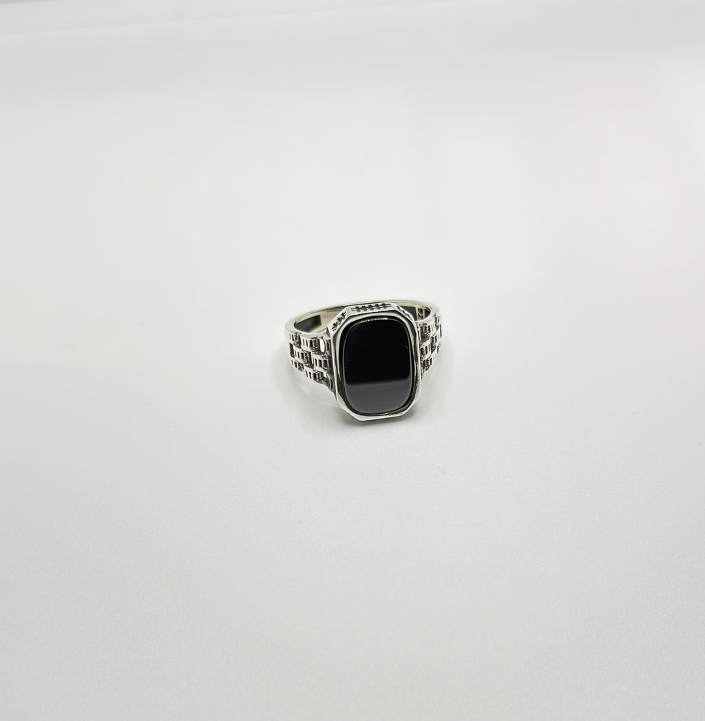 Ottoman Agate Silver Ring (Pure Chandi 925)