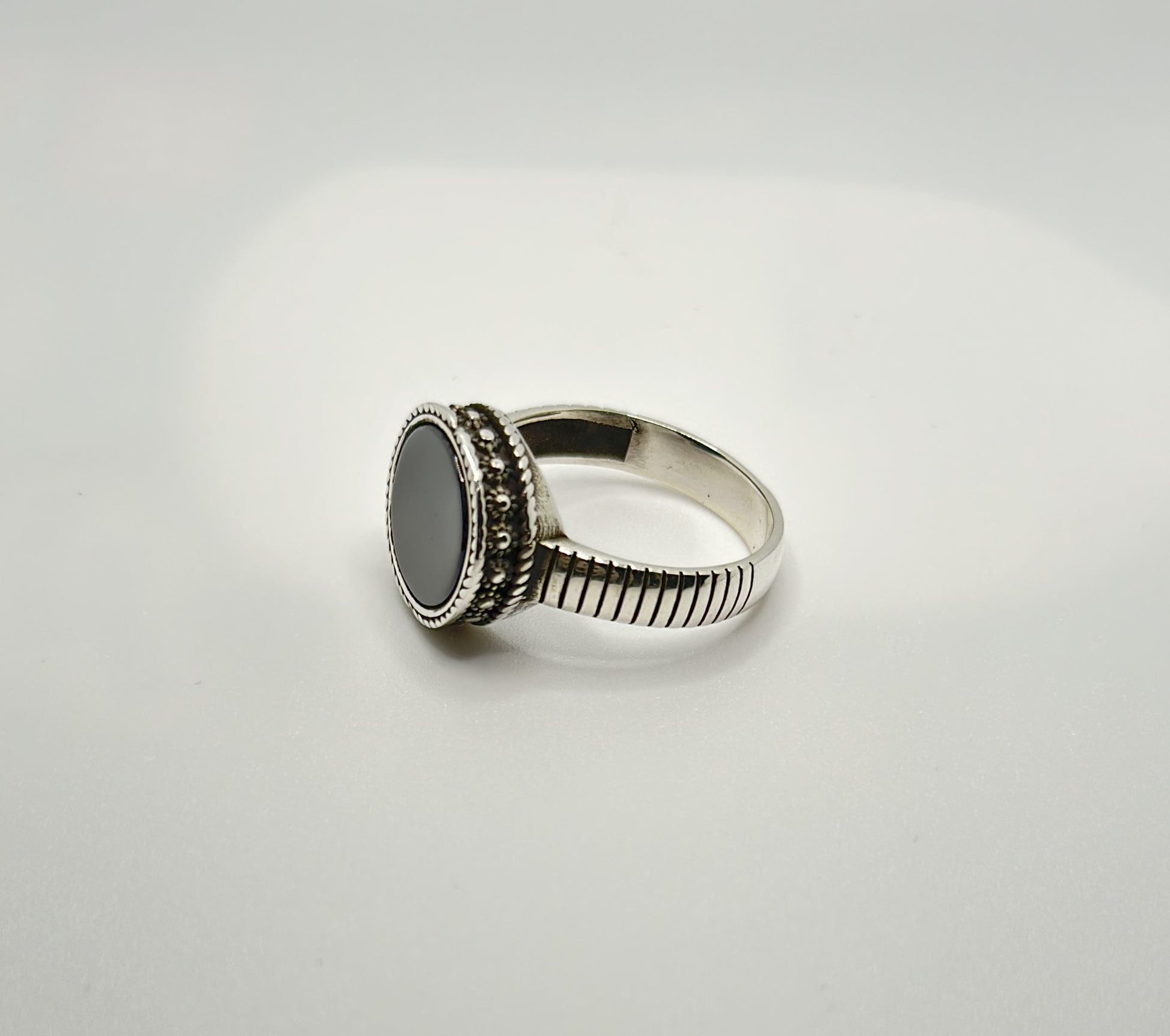 Turkish Akik Silver Ring (Pure Chandi 925)