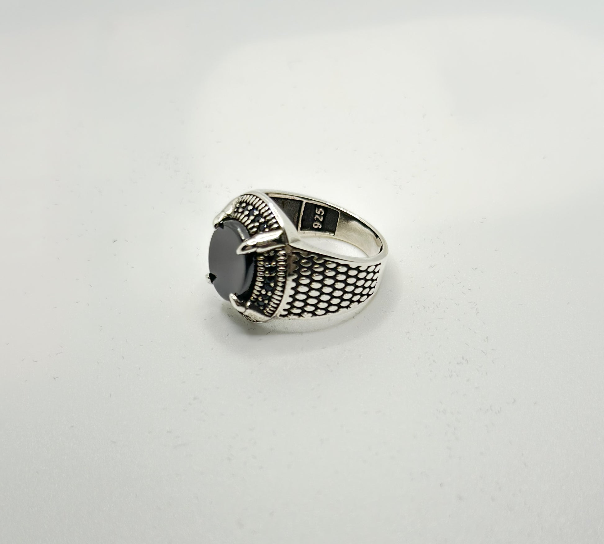 Sterling Silver Turkish Signet Ring (Pure Chandi 925)