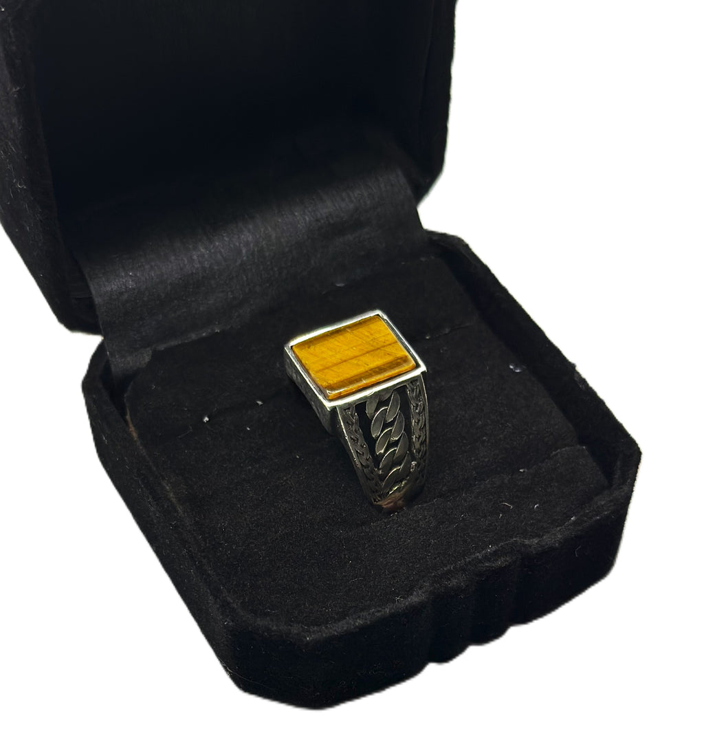 Heritage Ottoman Stone Ring (Pure Chandi 925)