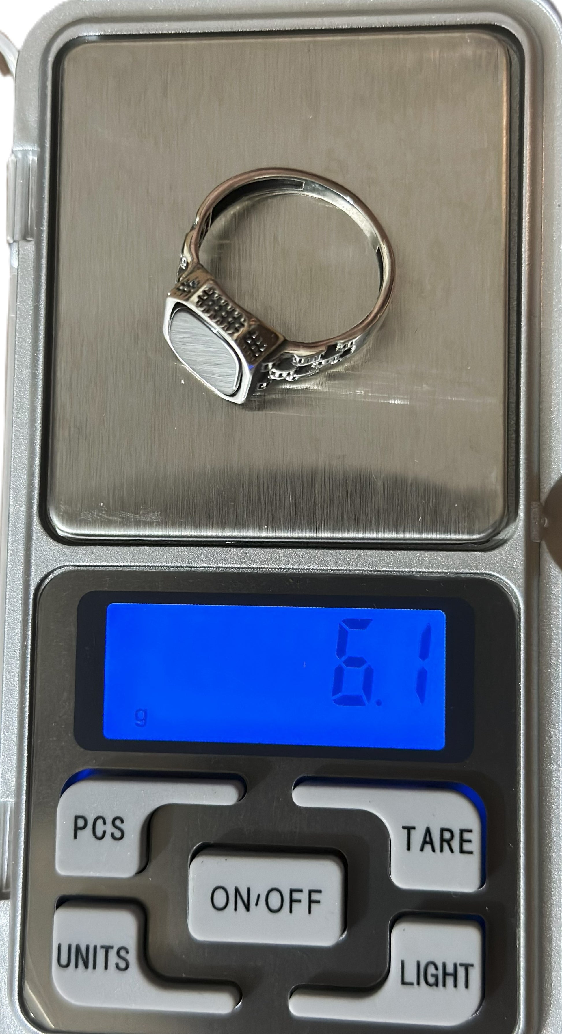 Ottoman Agate Silver Ring (Pure Chandi 925)