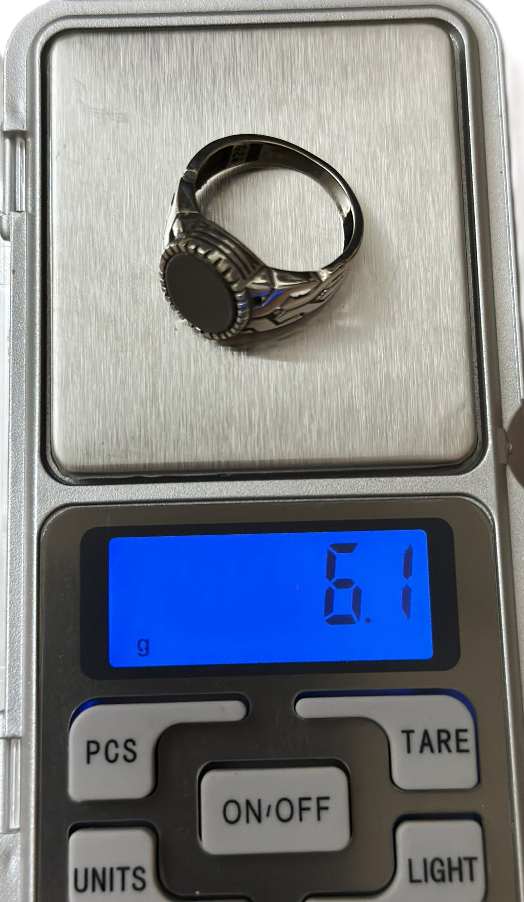 Anatolian Onyx Silver Ring (Pure Chandi 925)